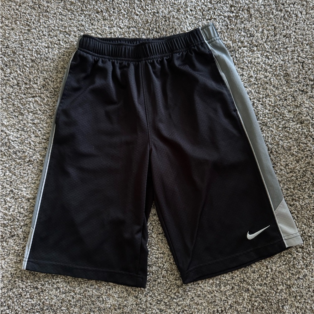 Nike Men’s Black and Gray Athletic Shorts